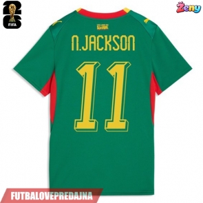 Lacne Ženy Futbalové dres Senegal Nicolas Jackson #11 MS 2026 Krátky Rukáv - Preč